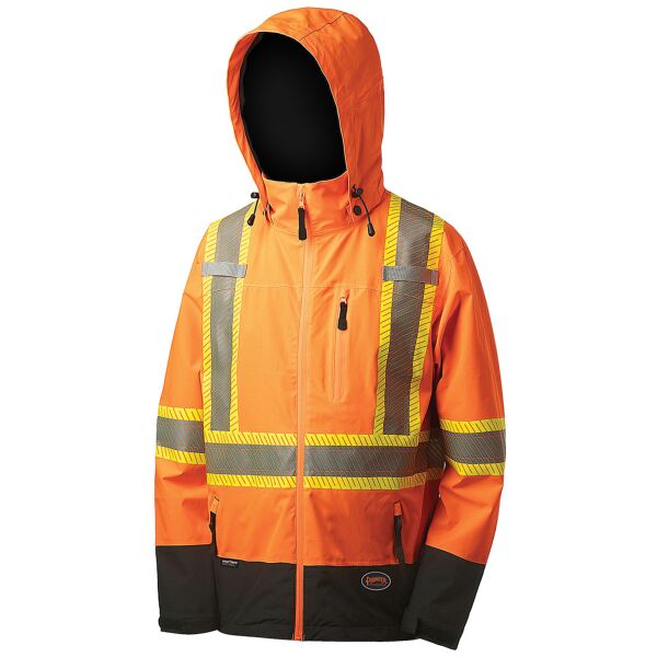 Softshell Waterproof Premium Safety Jacket Hi-Viz Thumbnail