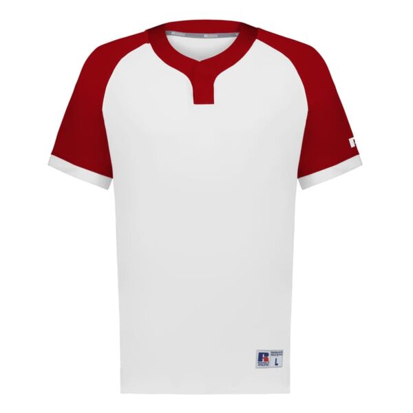 Youth Baseline Covered Placket Baseball Jersey Thumbnail