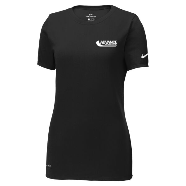 NIKE Ladies Dri-FIT Scoop Neck T-Shirt Thumbnail