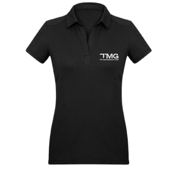 Embroidered Ladies Profile Short Sleeve Polo Thumbnail