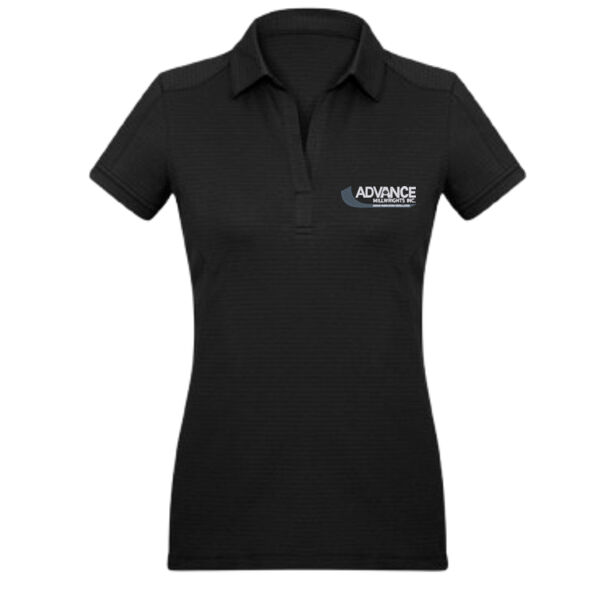 Embroidered Ladies Profile Short Sleeve Polo Thumbnail