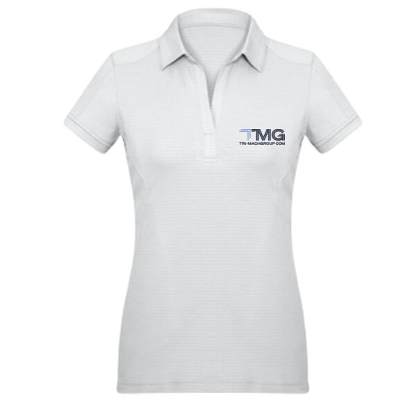 Embroidered Ladies Profile Short Sleeve Polo Thumbnail