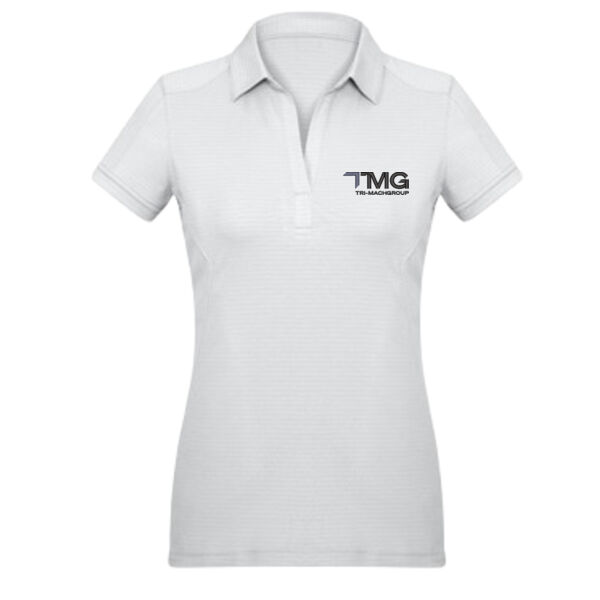 Embroidered Ladies Profile Short Sleeve Polo Thumbnail