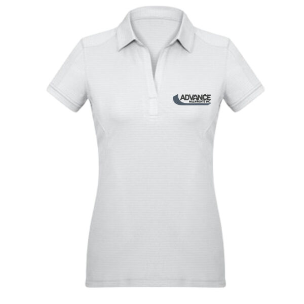Embroidered Ladies Profile Short Sleeve Polo Thumbnail