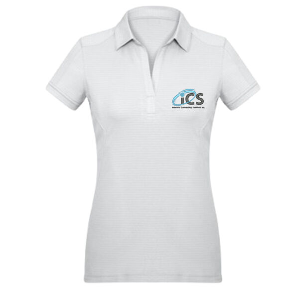 Embroidered Ladies Profile Short Sleeve Polo Thumbnail