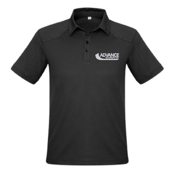 Embroidered Men's Profile Short Sleeve Polo Thumbnail