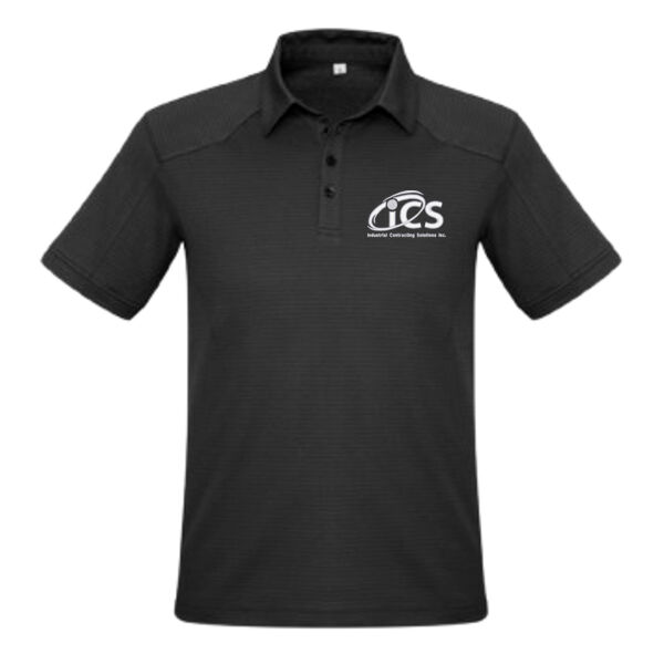 Embroidered Men's Profile Short Sleeve Polo Thumbnail