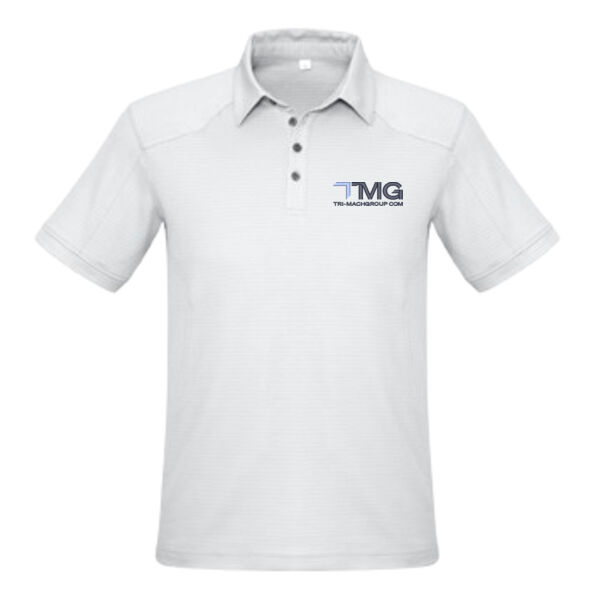 Embroidered Men's Profile Short Sleeve Polo Thumbnail