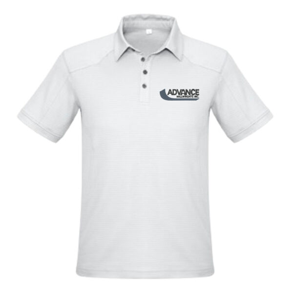 Embroidered Men's Profile Short Sleeve Polo Thumbnail