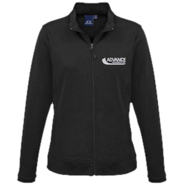 Embroidered Ladies Polyester Sports Fleece Hype Jacket Thumbnail