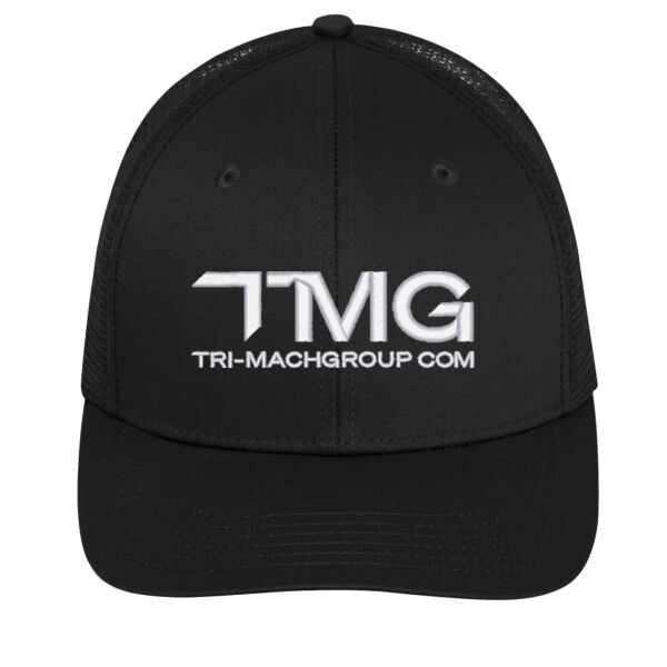 Embroidered Cotton Twill Snap Trucker Cap Thumbnail