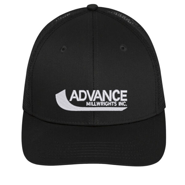 Embroidered Cotton Twill Snap Trucker Cap Thumbnail