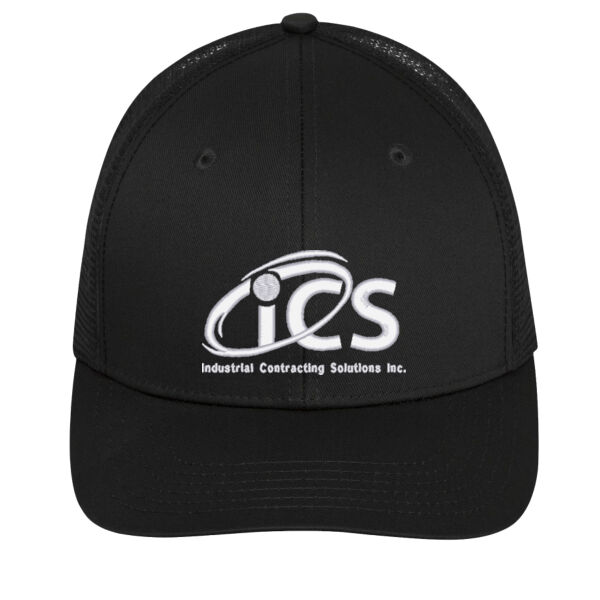 Embroidered Cotton Twill Snap Trucker Cap Thumbnail