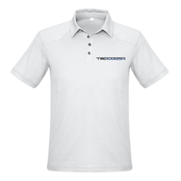 Embroidered Men's Profile Short Sleeve Polo Thumbnail