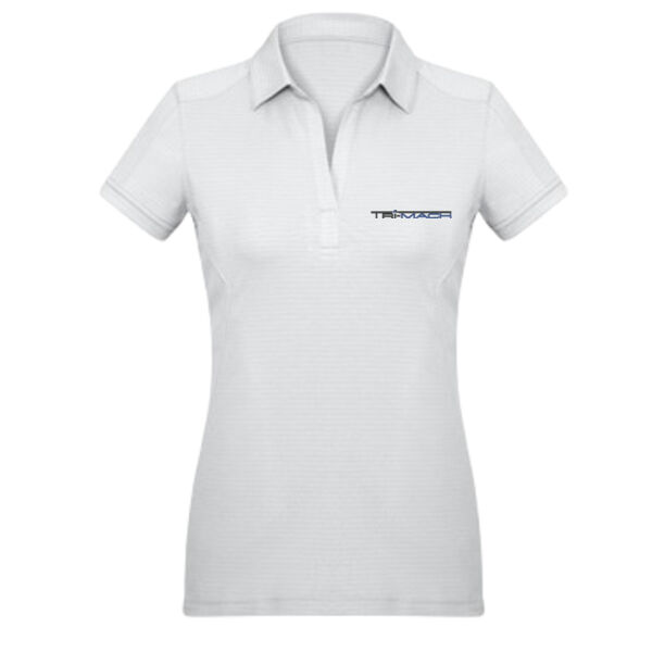 Embroidered Ladies Profile Short Sleeve Polo Thumbnail