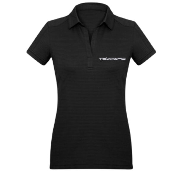 Embroidered Ladies Profile Short Sleeve Polo Thumbnail