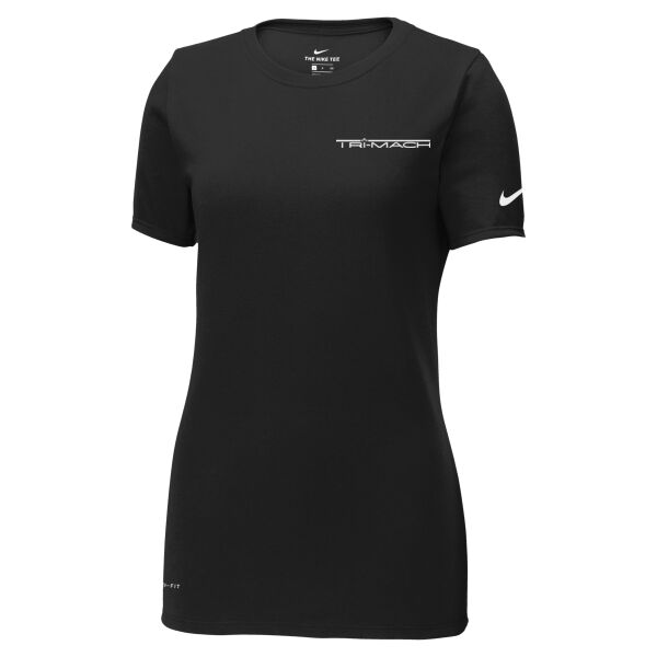NIKE Ladies Dri-FIT Scoop Neck T-Shirt Thumbnail