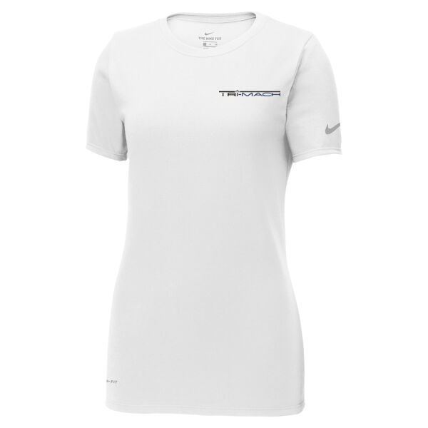NIKE Ladies Dri-FIT Scoop Neck T-Shirt Thumbnail