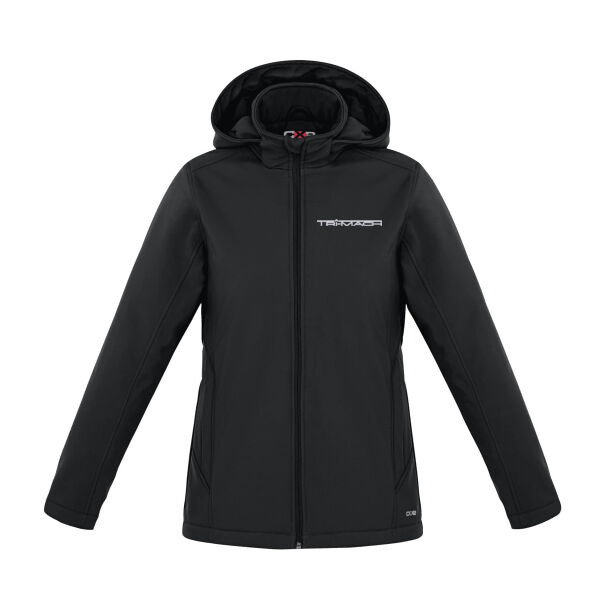 Embroidered Womens Insulated Softshell Jacket Detachable Hood Thumbnail
