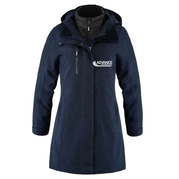 Embroidered Ladies Region 3-in-1 Jacket with Fleece Liner (Rain coat) Thumbnail