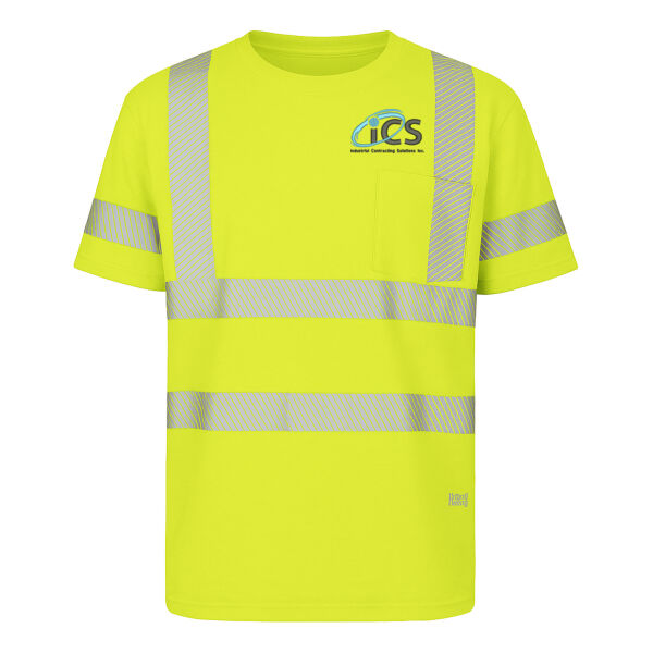 Embroidered Polyester Hi Vis Tee Thumbnail