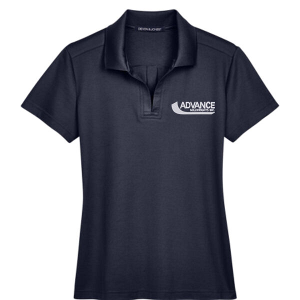 Embroidered Womens Crown Lux Polo Thumbnail