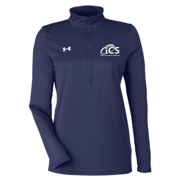 Embroidered Under Armour womens Team Tech Quarter-Zip Thumbnail