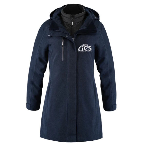 Embroidered Ladies Region 3-in-1 Jacket with Fleece Liner (Rain coat) Thumbnail