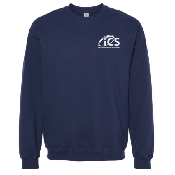 Embroidered Softstyle Fleece Crew Sweatshirt Thumbnail