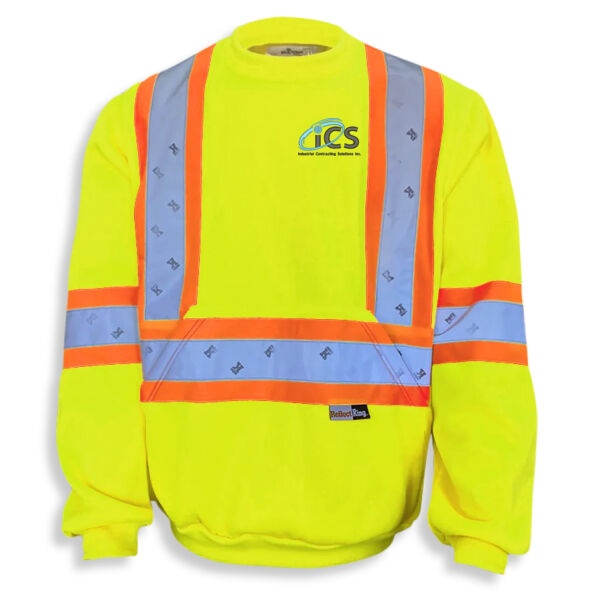 Embroidered Polyester Microfleece Crewneck Thumbnail