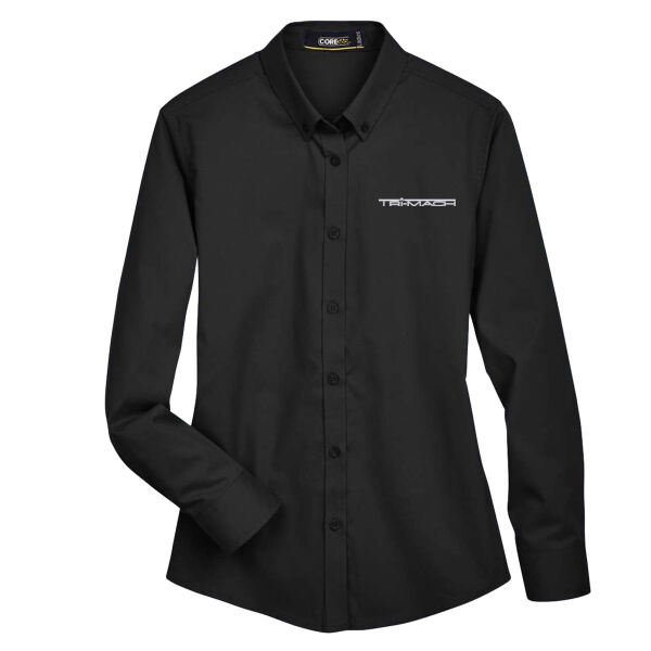 Embroidered Women's Operate Twill Shirt (Slim Fit) Thumbnail