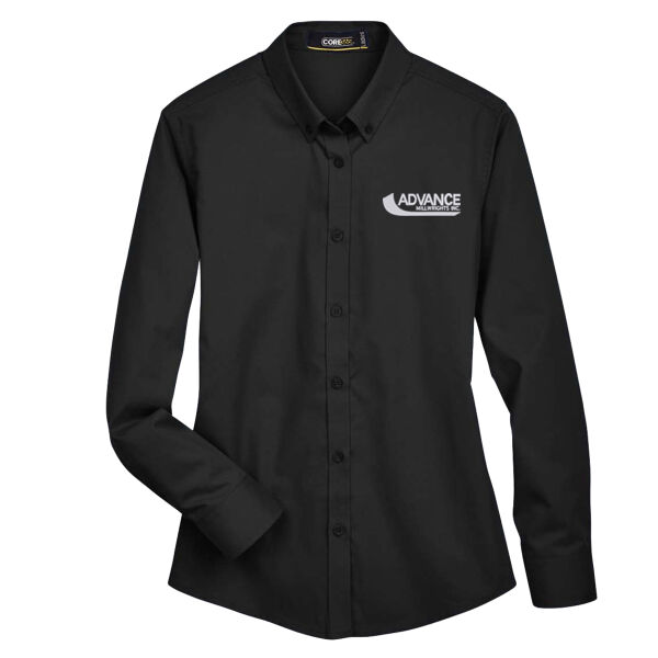 Embroidered Women's Operate Twill Shirt (Slim Fit) Thumbnail
