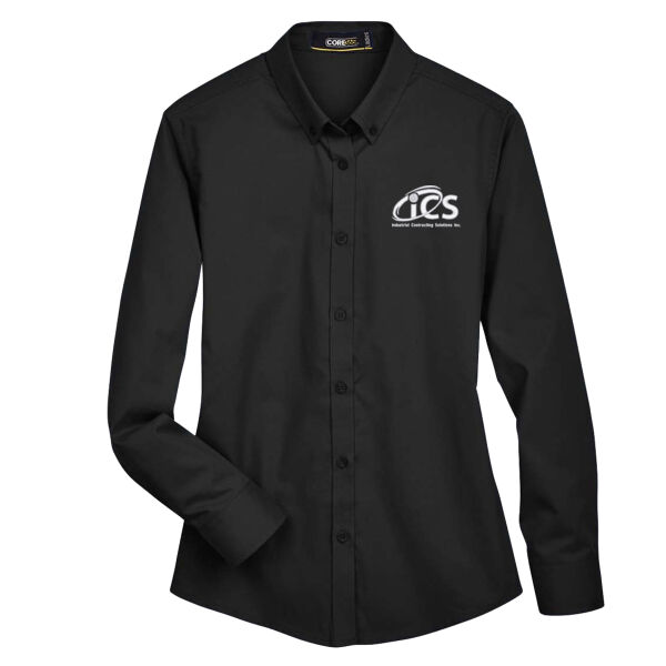 Embroidered Women's Operate Twill Shirt (Slim Fit) Thumbnail