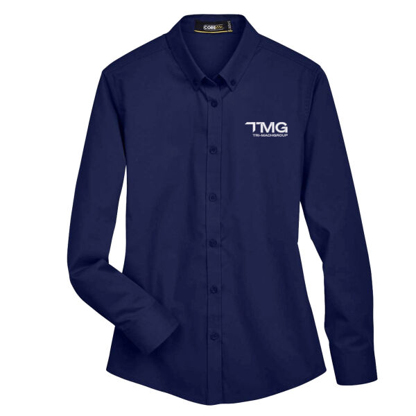 Embroidered Women's Operate Twill Shirt (Slim Fit) Thumbnail