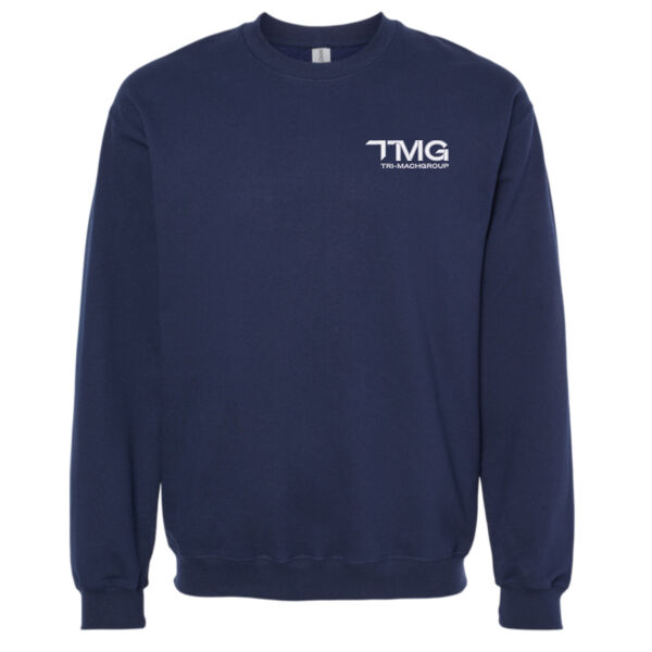 Embroidered Softstyle Fleece Crew Sweatshirt Thumbnail