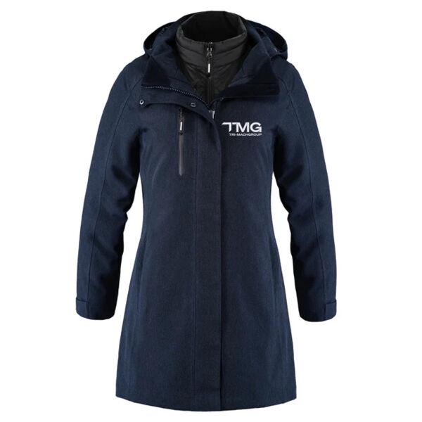 Embroidered Ladies Region 3-in-1 Jacket with Fleece Liner (Rain coat) Thumbnail