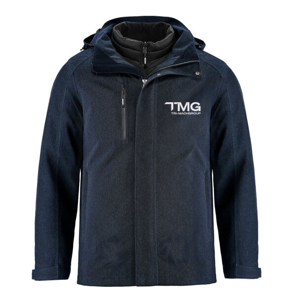 Embroidered Mens Region 3-in-1 Jacket with Fleece Liner (Rain coat) Thumbnail