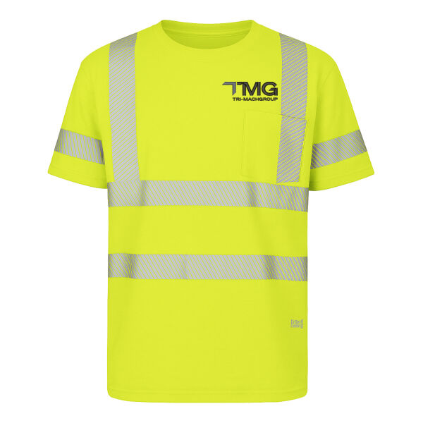 Embroidered Polyester Hi Vis Tee Thumbnail